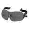 Contemporary Home Living 9.5" Granite Gray Dotted Unisex Adjustable Sleep Mask